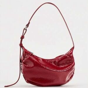 Elegant Red Shoulder Bag